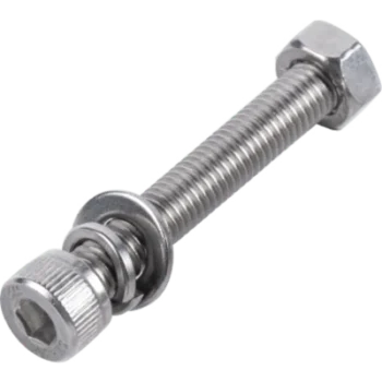 Tornillo de Acero Inoxidable / M8 x 60 mm / Montaje de Módulos Fotovoltaicos / Resistente a la Corrosión / Uso en Exteriores