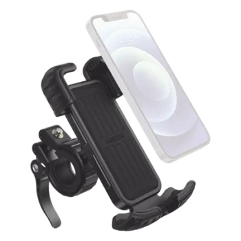Soporte para Celular / Manillar de Motocicleta o Bicicleta / Anti Vibración / Rotación 360° / Liberación Rápida / Manillar 0.6'' a 1.75''