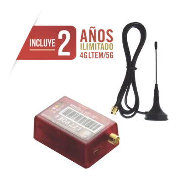 Comunicador de Alarma Universal / LTE 5G / Dual SIM / Multicarrier / 100 Usuarios Simultáneos / Programación Remota