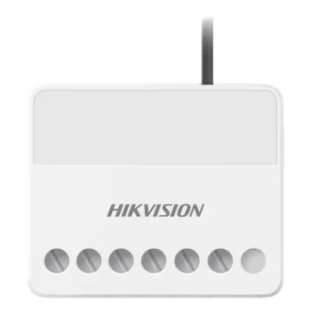 Relevador Inalámbrico / 1 Entrada Alarma 24 h / 1 Salida 0-36 Vcc 5 A / 433 MHz Bidireccional / AES-128 / LED de Estado