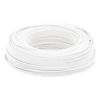 Cable para Alarma / 4 Conductores / 22 AWG / CCA / 100 m (328 ft) / Retardante a la Llama / Blanco