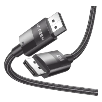 Cable DisplayPort / DP 1.4 / 2 m (6.56 ft) / 8K@60Hz / 4K@144Hz / 32.4 Gbps / Nylon trenzado / HDR / 3D