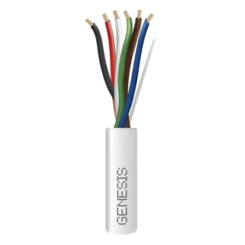 Cable para Alarma / 6x22 AWG / Bobina 305 m (1000 ft) / Riser CMR-CL3R / Blanco