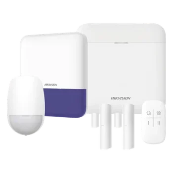 Kit de Alarma Inalámbrico / 48 Zonas / GSM 3G/4G Dual SIM / Wi-Fi 2.4 GHz / PIR 15 m (49.2 ft) / Sirena Exterior / Batería de Respaldo 12 h