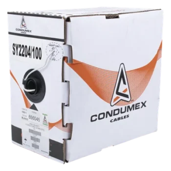 Bobina de Cable / 1000 Pies (305 m) / 4 x 22 AWG / Cobre Multifilar / PVC Retardante a la Flama / UL 13 / Interior / Blanco