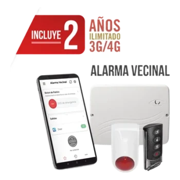 Panel de Alarma Cloud Híbrido / Certificación UL / 4G LTE-M / 100 Usuarios / Programación Web / Compatible Honeywell 5800 y Sfire
