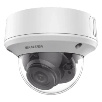 Domo TURBOHD / 5 MP / Lente Motorizado 2.7-13.5 mm / IR EXIR 40 m / IK10 / IP67 / dWDR / 131 pies