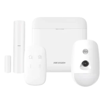 Kit de Alarma Inalámbrica / 48 Zonas / PIR con Cámara 640x480 / Cifrado AES-128 / Wi-Fi / Batería de Respaldo 3 Años