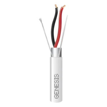 Cable para Alarma / 2x16 AWG / Blindado / Plenum / 152 m (498.7 ft) / ETL / Blanco