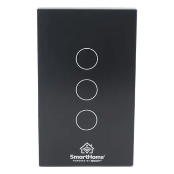 Apagador Inteligente Wi-Fi / 3 Circuitos / 2.4 GHz / 100V-250V / Control por Voz / App Móvil