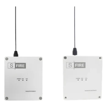 Kit Inalámbrico de Largo Alcance / 2,500 m (8,202.1 ft) / Frecuencia 433.92 MHz / 2 Relevadores / Contacto Seco / -20°C a +80°C
