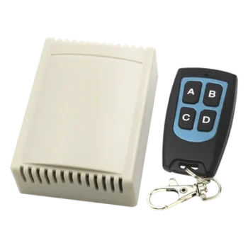 Receptor de 4 Canales / 433.92 MHz / 40 Transmisores / 12VDC / Alcance 30 m / 81x38x22 mm (3.2x1.5x0.9 in)