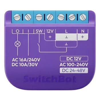 Relevador Inteligente / WiFi+BLE / Salida Contacto Seco / 16A AC / 42x36x16 mm / 138x118x52 pies / Compatible Alexa y Google Home
