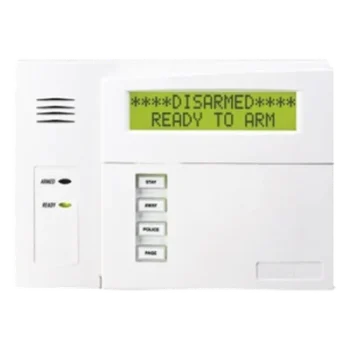 Teclado Alfanumérico / LCD Retroiluminado 2 Líneas 32 Caracteres / Receptor Inalámbrico Integrado Serie 5800 / 4 Teclas de Función Programables / LEDs de Estado