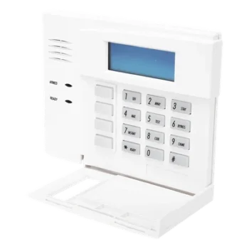 Teclado de Control para Alarma / Pantalla LCD de Palabras Fijas en Inglés / Teclas Retroiluminadas / 4 Botones de Función Programables / Compatible con Paneles VISTA