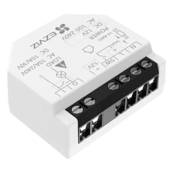 Relé Inteligente Wi-Fi / 16A 250VAC / Wi-Fi 6 y BLE / Alcance 200 m (656.2 ft) / Control por Voz / Compatible Matter
