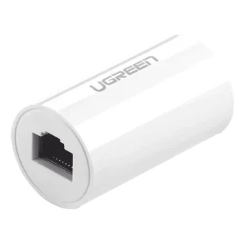 Acoplador RJ45 / Protección contra rayos / 1000Mbps / Cat7-Cat5e / POE / 100m (328 ft) / Ignífugo ABS