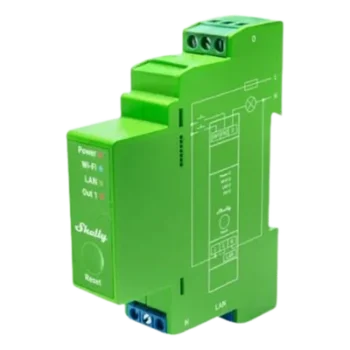 Regulador Inteligente DIN / 1 Canal / Atenuación Progresiva / Medición de Potencia / Wi-Fi 2.4 GHz / Bluetooth / Ethernet / 110-240V AC / 16 A