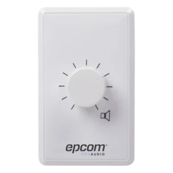 Control de Volumen / 100W / Línea 100V / Atenuación 33dB en 10 Pasos / Montaje Al Ras o Superficie