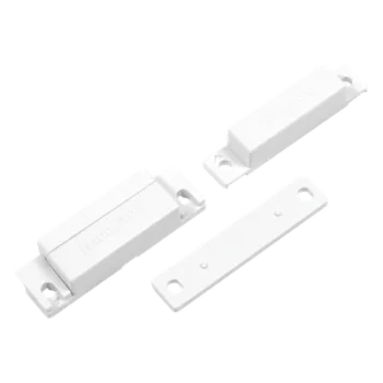 Contacto Magnético de Superficie / Normalmente Cerrado / Gap 32 mm (1-1/4 pulg) / 300 mA a 30 VDC / Color Blanco
