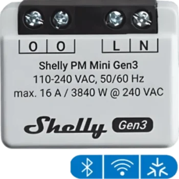 Medidor de consumo inteligente / Wi-Fi 2.4 GHz / 1 canal 16A / Alcance 10-30 m / Compatible Alexa y Google Home