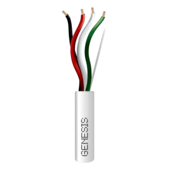 Cable para Bocina / 4x16 AWG / 152 m (500 ft) / Libre de Oxígeno / Riser / Blanco