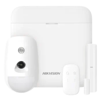 Kit de Alarma Inalámbrica / 48 Zonas / GSM 3G/4G / Wi-Fi 2.4 GHz / PIR con Cámara 640x480 / AES-128 / 433 MHz