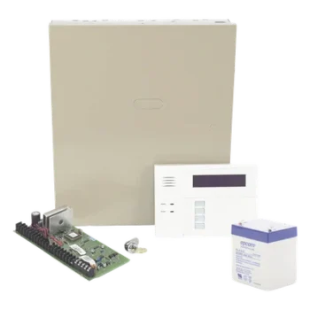 Panel de Alarma Híbrido / 48 Zonas / 3 Particiones / IP y Celular 4G / Teclado con Receptor Inalámbrico