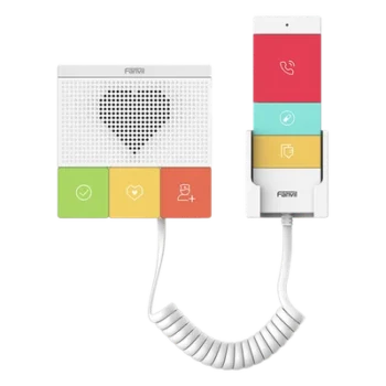 Intercomunicador SIP / Wi-Fi Dual Band / 6 Botones Antibacteriales / IP54 / 1 Relevador / Audio HD