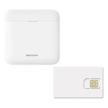 Kit de Alarma Inalámbrica / 48 Zonas / Conectividad 3G/4G y Wi-Fi / Batería de Respaldo / Servicio de Datos 600MB 1 Año