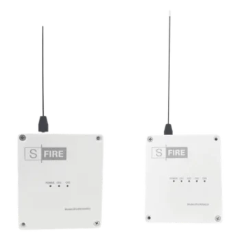 Kit Transmisor-Receptor Inalámbrico / Alcance 2500 m (8202 ft) / Frecuencia 433.92 MHz / 4 Salidas de Relé / Contacto Seco / -20°C a +80°C