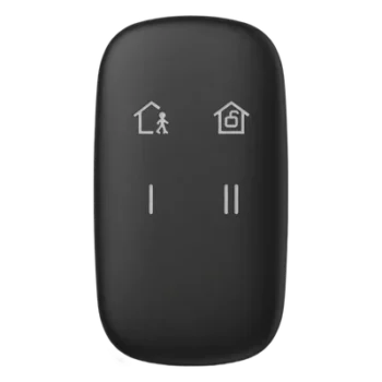 Control Remoto de Armado / 433 MHz Bidireccional / Teclas Programables / Batería CR2032 / 16 g / Negro