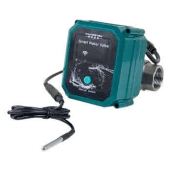 Válvula Inteligente / Control de Caudal 0-100% / Wi-Fi 2.4 GHz y Bluetooth / Sensor de Temperatura / IP67 / Alimentación USB DC 5V / DN20 (3/4'')