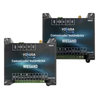 Convertidor Inalámbrico Wiegand / 1 Canal Wiegand / 2 Relevadores / 2 Entradas / Alcance 1.6 km (5249.3 ft) / Banda 915 MHz