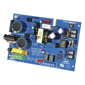 Fuente de alimentación tipo tarjeta / Salida seleccionable 12V@4A o 24V@3A / Respaldo con cargador integrado / Relé de supervisión / 115VAC 60Hz