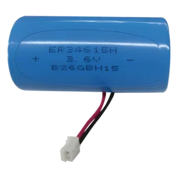 Batería de Cloruro de Tionilo de Litio / 3.6V / 19Ah / -55°C a 85°C / 0.26 ft x 0.03 ft