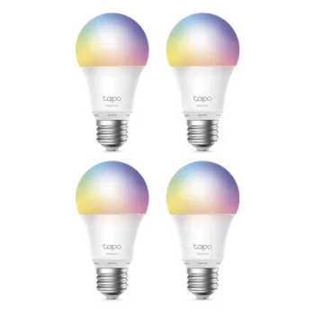 Foco Inteligente Wi-Fi / Multicolor A60 E27 / 806 Lúmenes / Regulable 1-100% / 2500-6500 K / Control por Voz / Monitoreo de Energía