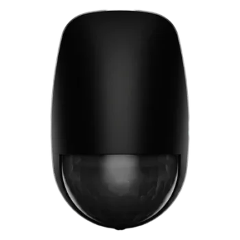 Detector PIR Inalámbrico Interior / 52 Zonas / Rango 15 m (49.2 ft) / Ángulo 85.9° / Inmunidad Mascotas 30 kg / Tri-X Wireless 433 MHz / AES-128 / Batería 5 Años / Negro