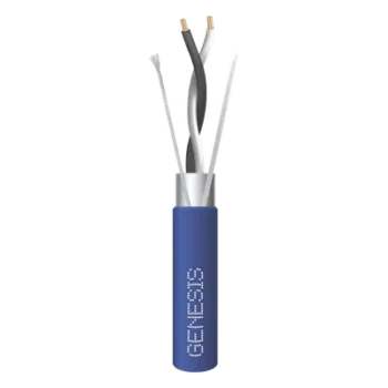 Cable de Comunicación / EIA-485 2x22 AWG / Blindado Trenzado / Plenum / Bobina 305 m (1000 ft) / Azul