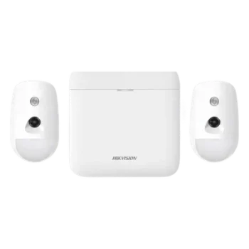 Kit de Alarma Inalámbrica / 48 Zonas / 2 PIRCAM con Videoverificación / Batería de Respaldo 12 h / Inmunidad a Mascotas 30 kg / Comunicación 433 MHz