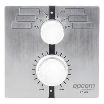 Control de Volumen Remoto / Selector de Fuente de Audio / Compatible Serie UC / Montaje en Pared