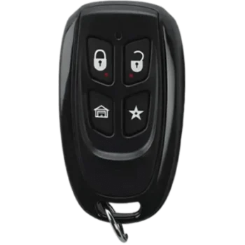 Control Remoto de Alarma / 4 Botones / Frecuencia 433 MHz / Hasta 7 Unidades por Receptor / Compatible Multi-Marca