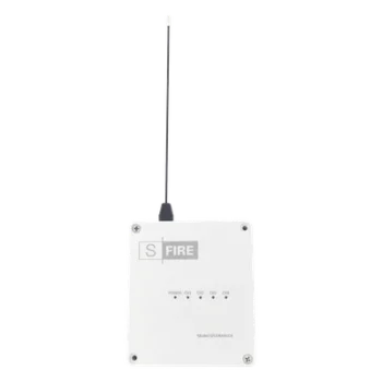Receptor Inalámbrico / 2500 m (8202.1 ft) de Alcance / 4 Salidas de Relevador Tipo C / Frecuencia 433.92 MHz / Operación -20°C a +80°C