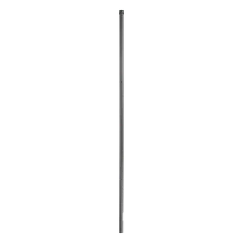 Poste de Esquina para Cerca Electrificada / 6 Aisladores / Acero Galvanizado Cal. 18 / Altura 1.4 m (4.6 ft) / Pintura Negrra Electroestática