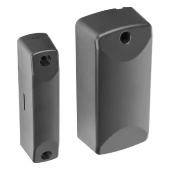 Sensor Magnético Inalámbrico para Exterior / IP56 / Gap 7.5 cm / Entrada Auxiliar NC/C/NO / -40°C a 60°C / Batería 10 Años / 345 MHz