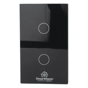 Interruptor Inteligente / 2 Circuitos / ZigBee / 800 W por Canal / 100-250 V / 120 mm x 72 mm