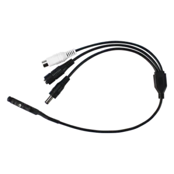 Micrófono de Vigilancia IP / Cancelación de Ruido / Alta Fidelidad 60-55000 Hz / Cobertura 10-50 m² / Transmisión 100 m (328 ft) / Entrada RCA / 12 Vcc