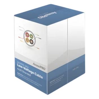 Bobina de Cable / 1000 Pies (305 m) / 4 Conductores / Calibre 20 AWG / Cobre Trenzado / FRPVC Anti-Flama CM