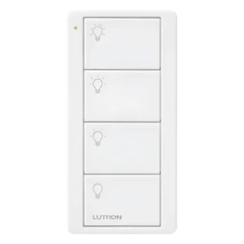 Control Remoto Inalámbrico / 4 Botones / 3 Escenas de Iluminación / RF 431-437 MHz / Alcance 18 m (59 ft) / Batería 10 Años