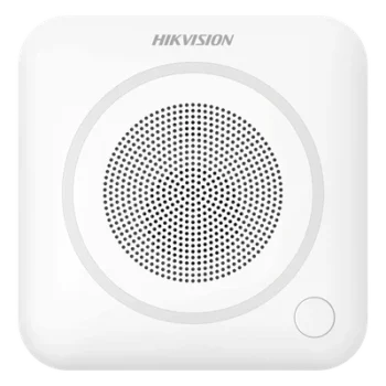 Sirena Inalámbrica Interior / 105 dB / Audio Intercom 85 dB / LED de Alerta / 433 MHz / Alcance 800 m (2624.7 ft) / Cifrado AES-128